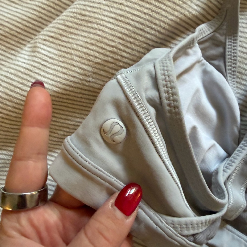 lululemon athletica Light Gray Sports Bra - Picture 3 of 3